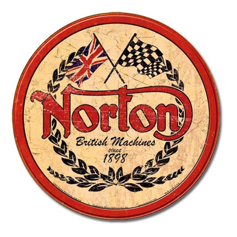 Plaque publicitaire Norton