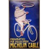 Plaque publicitaire Michelin câblé