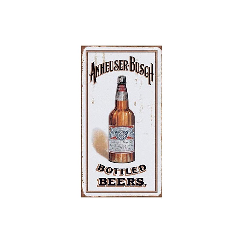 Plaque publicitaire Budweiser Anheuser-Busch
