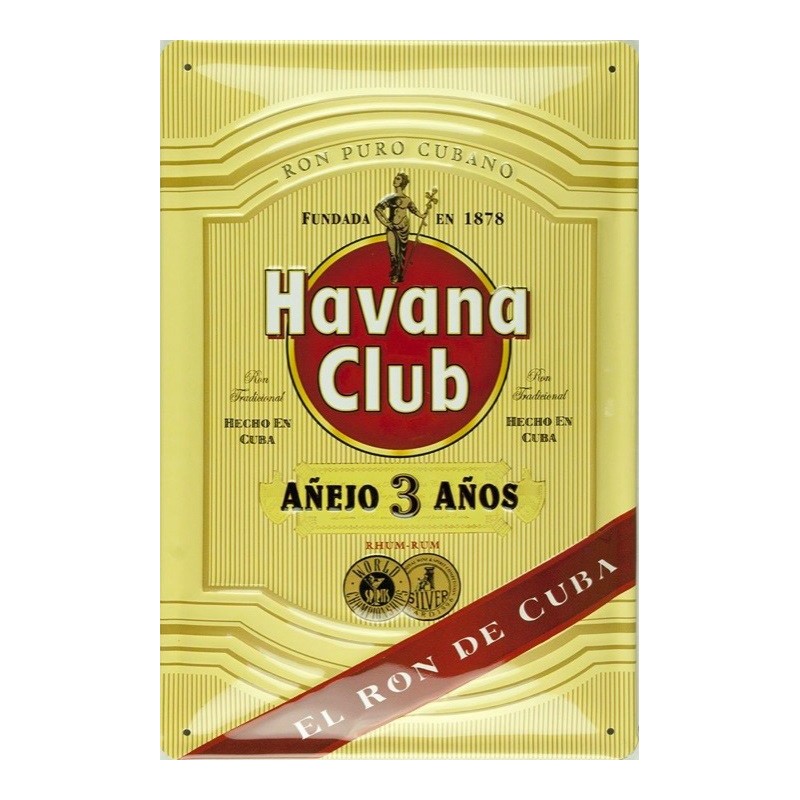 Plaque publicitaire Havana Club
