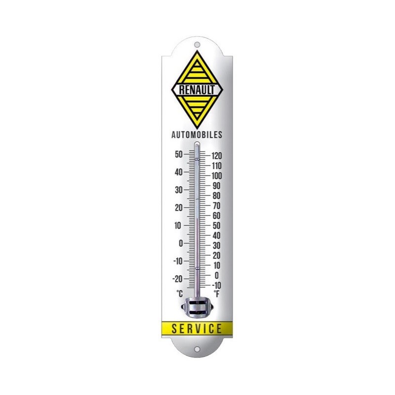 Thermomètre émaillé Renault Service