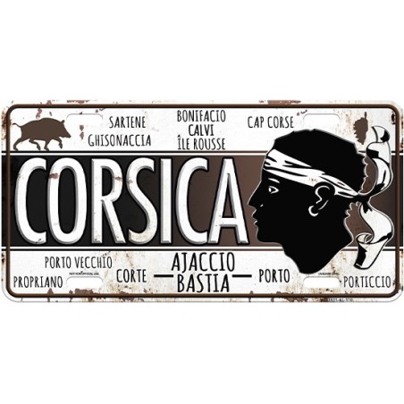 Plaque décorative Corsica (Corse)
