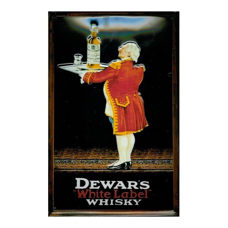 Plaque publicitaire Dewar's