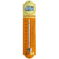 Thermomètre émaillé Citroën type H 30cm
