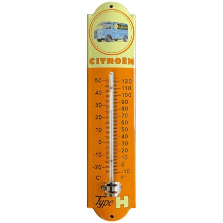 Thermomètre émaillé Citroën type H 30cm