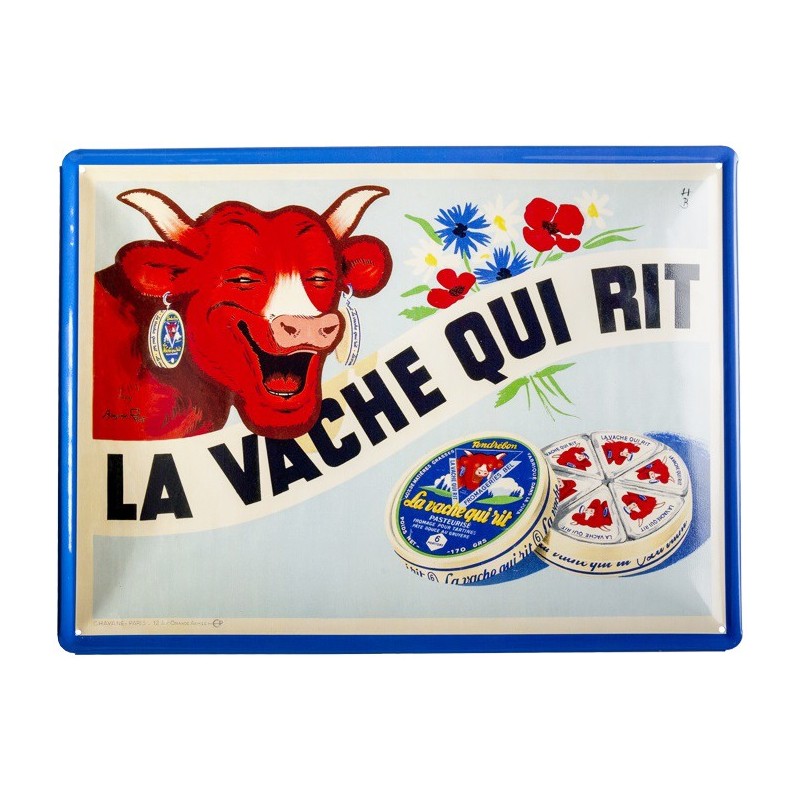 Plaque publicitaire Vache Qui Rit 40x30cm