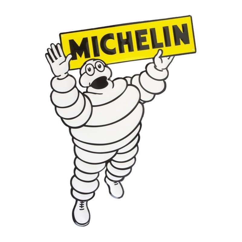 Plaque publicitaire Michelin bibendum pancarte 40x30cm