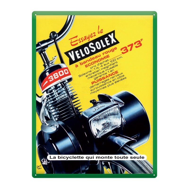Plaque publicitaire VeloSolex 3800