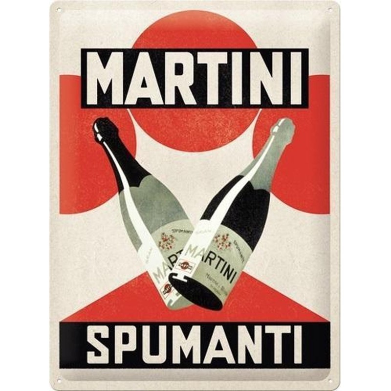 Plaque publicitaire Martini spumanti 40x30cm