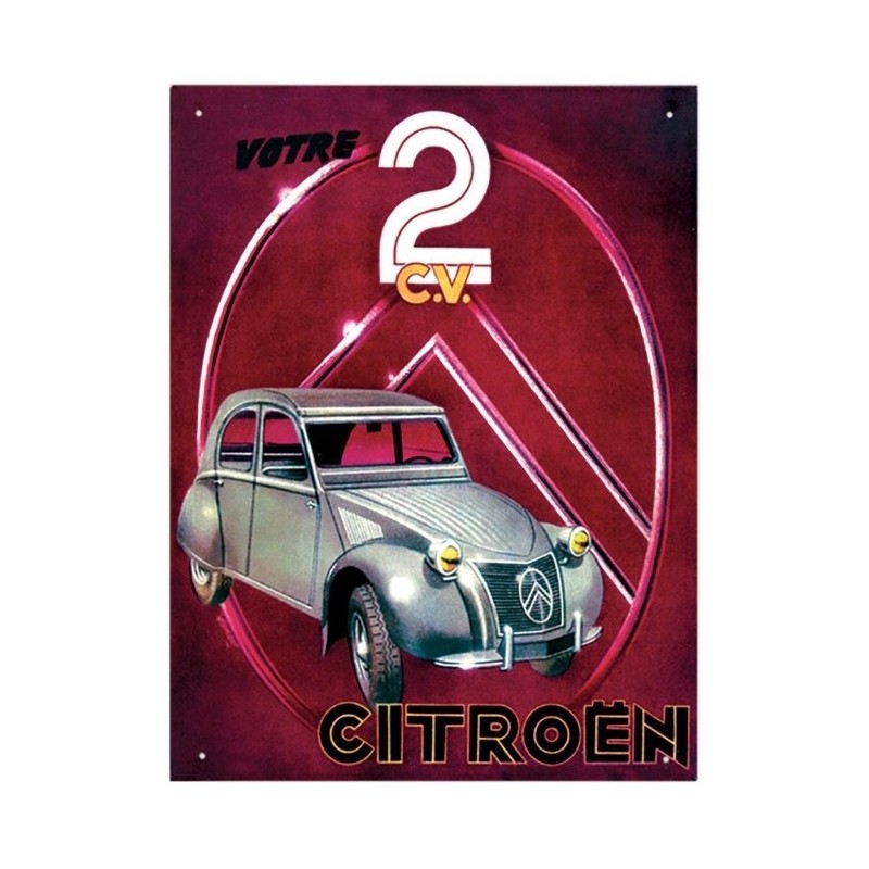 Plaque 2CV Citroën