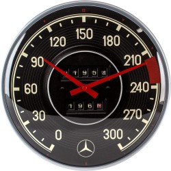 Horloge métal Compteur Mercedes