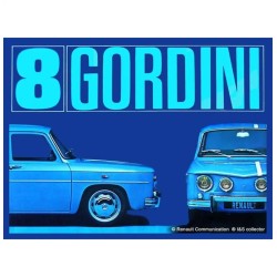 Plaque métal R8 Gordini...