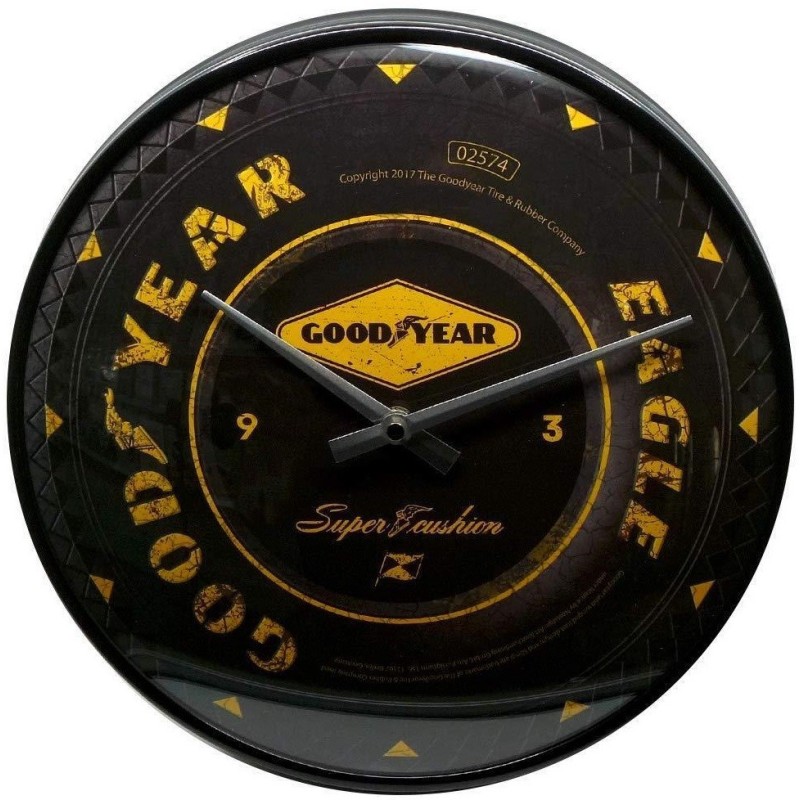 Horloge murale publicitaire Goodyear 30 cm