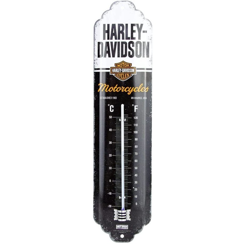 Harley Davidson - Thermomètre décoratif d'intérieur