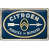 Citroën "service & repairs" - Plaque métal déco