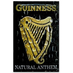 Plaque publicitaire Guinness Natural Anthem