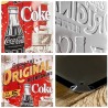 Plaque publicitaire vintage - Coca Cola "refreshing coke"