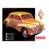 Renault 4CV - Plaque métal déco