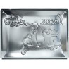 Vespa "The italian legend" - Plaque métal déco 40x30cm