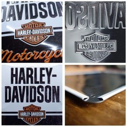 Harley Davidson motorcycles - Plaque métal déco 40x30cm
