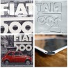 Fiat 500 - Plaque métal déco 40x30cm