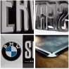 BMW Service - Plaque métal déco 50x25cm