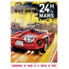 24h du Mans 1961 - Plaque de déco en métal