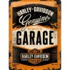 Harley Davidson garage - Plaque de déco en métal 40x30cm