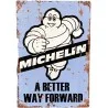 Michelin "a better way forward" - Plaque de déco en métal