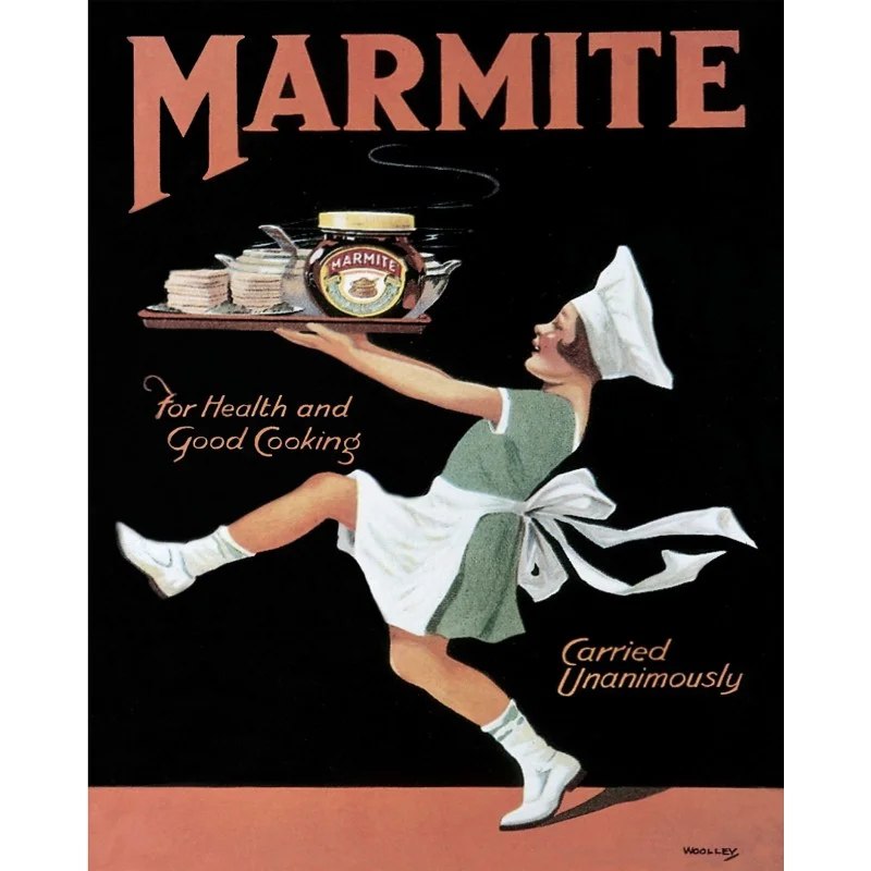 Pâte à tartiner Marmite - Plaque de déco en métal 40x30cm