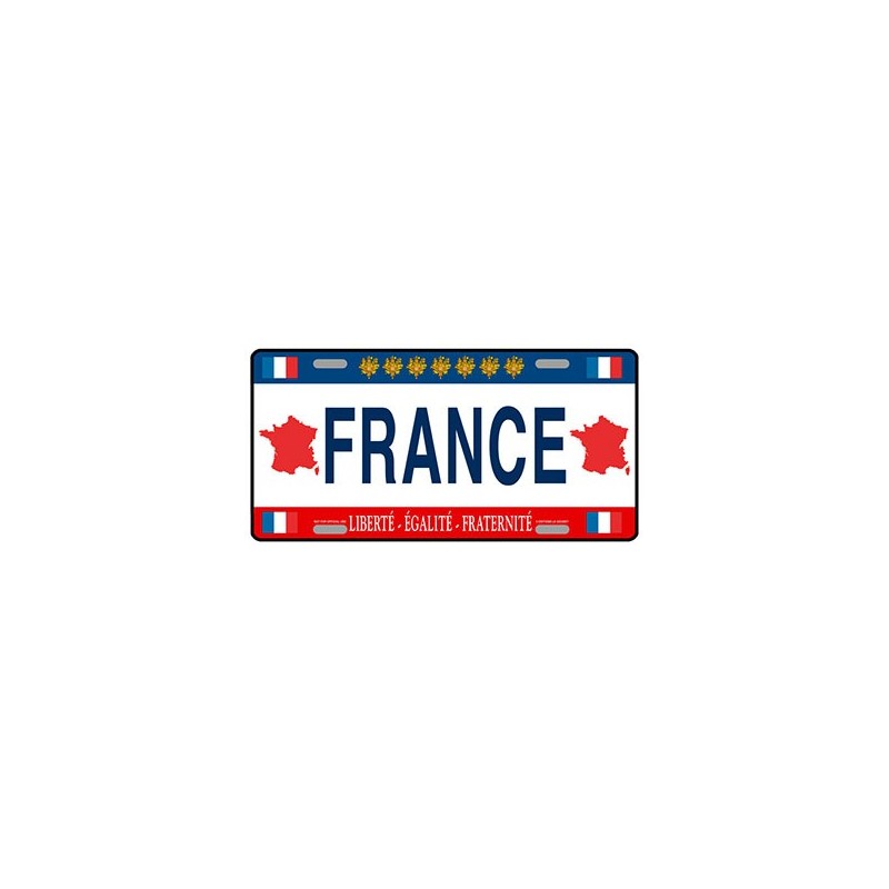 Plaque métal France