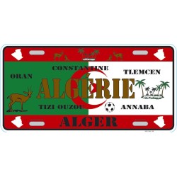 Plaque métal Algérie