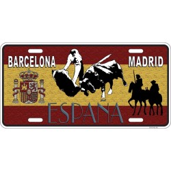 Plaque métal España (Espagne)