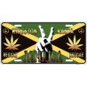 Plaque métal Jamaica (Jamaïque)
