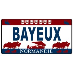 Plaque métal Bayeux