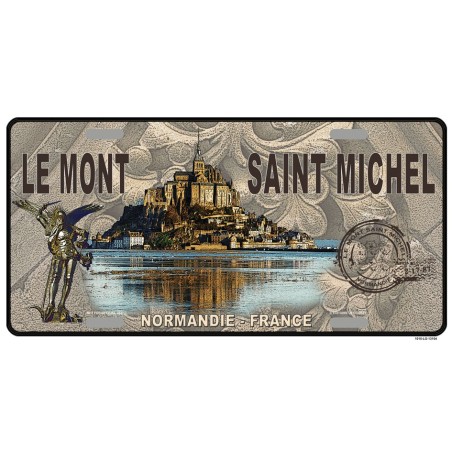 Plaque métal Le Mont St Michel