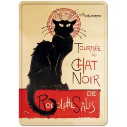 Plaque métal Le Chat Noir...