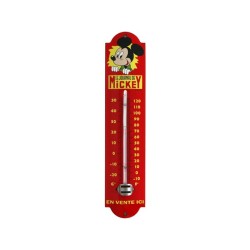 thermomètre plaque émaillée Mickey journal 