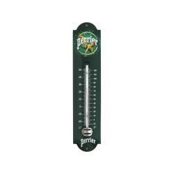 Thermomètre émaillé Perrier - Pin up châtain
