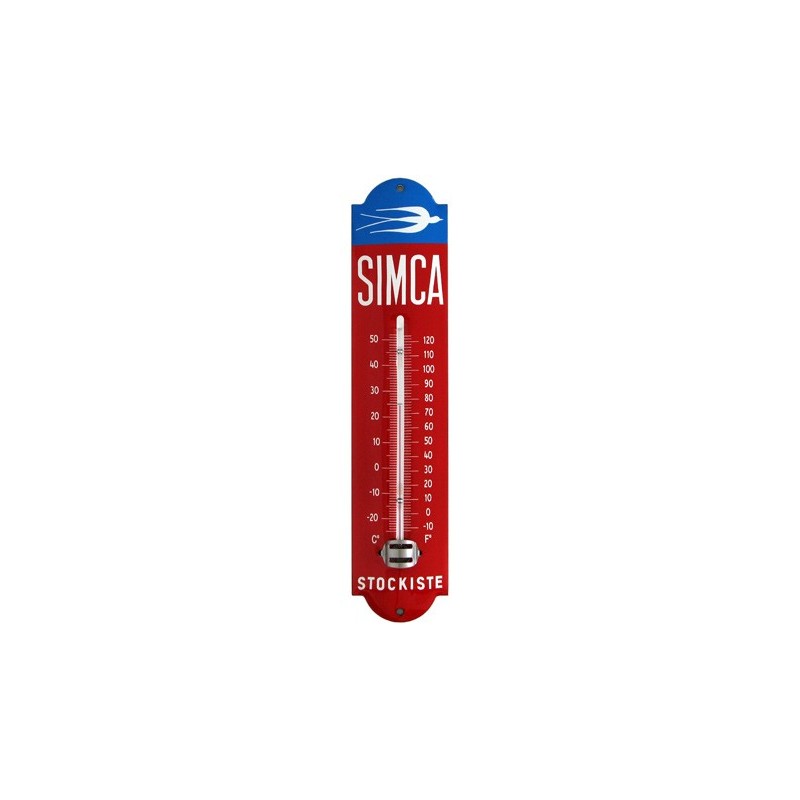 Thermomètre émaillé Simca