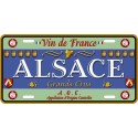 Plaque métal Alsace