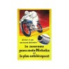 Plaque métal Michelin le nouveau pneu moto