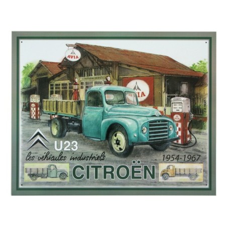 Plaque métal Citroën U23
