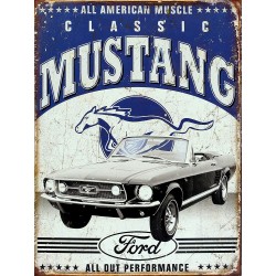 Plaque américaine Ford Mustang - Classic