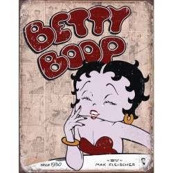 Plaque métal Betty Boop