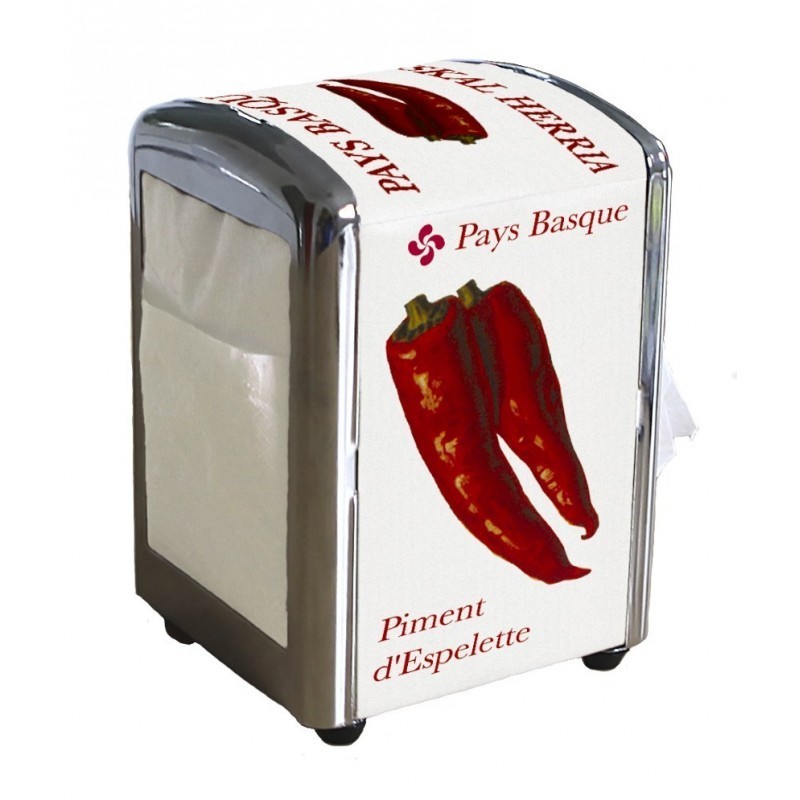 Distributeur de Serviettes Piment d'Espelette