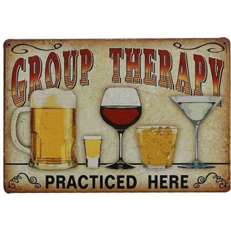 Plaque métal Group Therapy