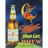 Plaque métal Miller High Life Brew